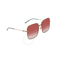 구찌 Gucci Violet Gradient Square Ladies Sunglasses GG0443S 003 60