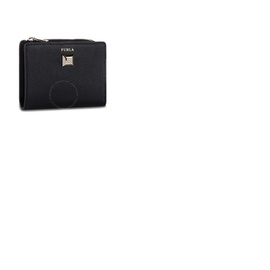 Furla Mimi S Textured Leather Bifold Wallet - Onyx PBO4 1023262