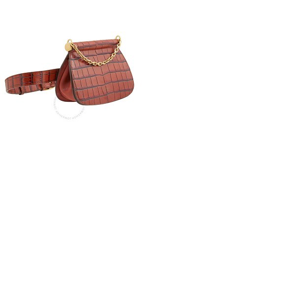  맥스마라 Max Mara Ladies Jana Croco Embossed Leather Belt Bag 45161797060042