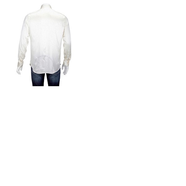 생로랑 생로랑 Saint Laurent Studded Silk Satin Long Sleeve Shirt 603352 Y4A13 9095