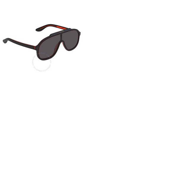 구찌 구찌 Gucci Grey Mirror Shield Mens Sunglasses GG1038S 001 99