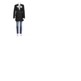 지방시 Givenchy Chain Detail Blazer Jacket In Black BW30CE12JF.00