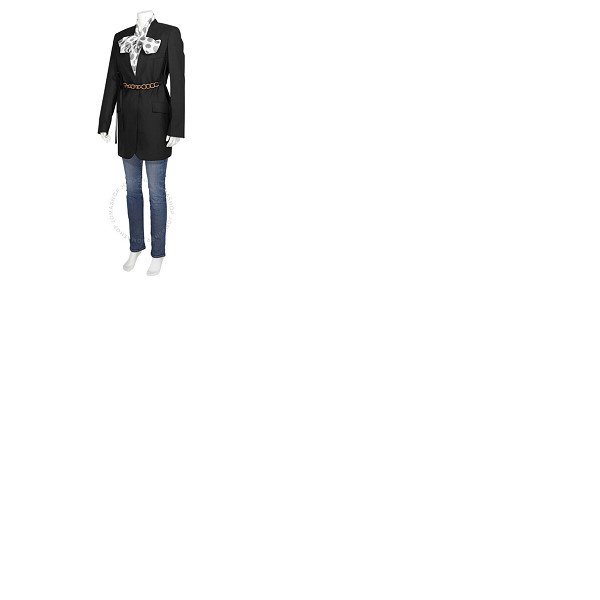 지방시 지방시 Givenchy Chain Detail Blazer Jacket In Black BW30CE12JF.00