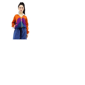 Kenzo Ladies Colorblock Sport Tracksuit Nylon Jacket FB62BL1299CO-78
