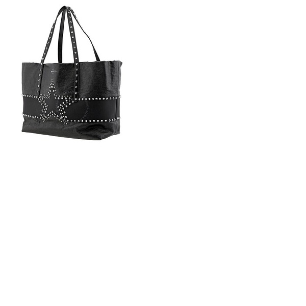  지미 추 Jimmy Choo Pimlico Star Studded Leather Tote Bag In Black 193 PIMLICO/S VLT Black