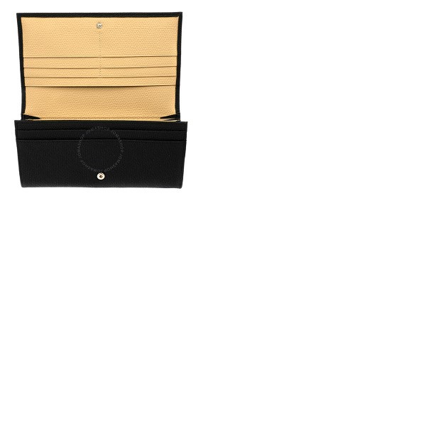 롱샴 Longchamp Roseau Black Ladies 3.9 x 7.7 in Wallets L3146HPN001