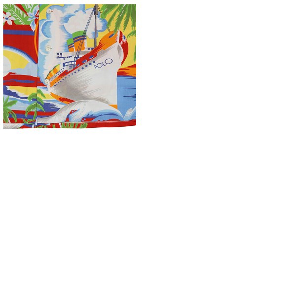 폴로랄프로렌 폴로 랄프 로렌 Polo Ralph Lauren Mens Classic Fit Floral Print Rayon Shirt 710835514002