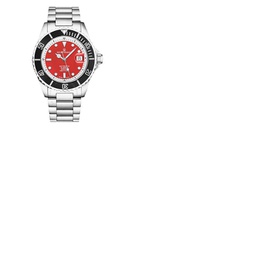 Revue Thommen Diver Automatic Red Dial Mens Watch 17571.2438