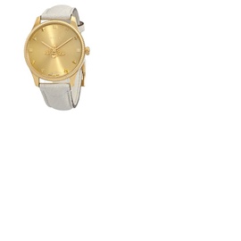구찌 Gucci G-Timeless Quartz Gold Dial Unisex Watch YA1264180