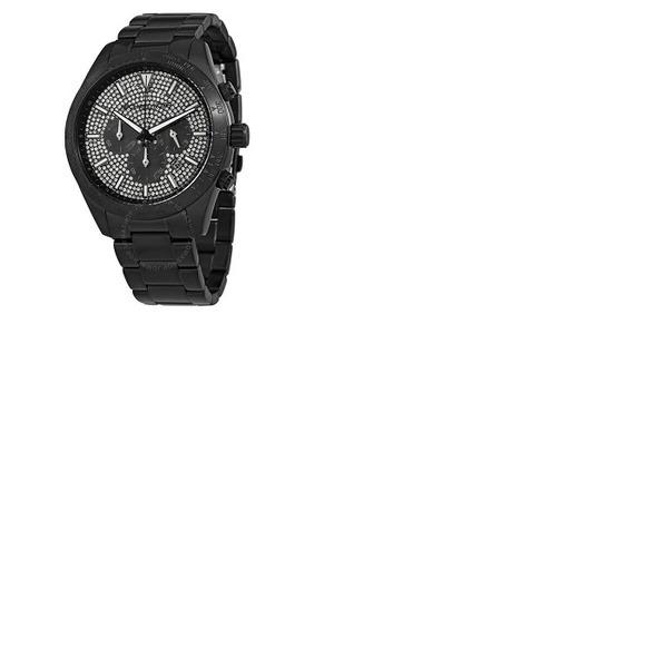 마이클 코어스 Michael Kors Layton Chronograph Quartz Black Stainless Steel Mens Watch MK8899