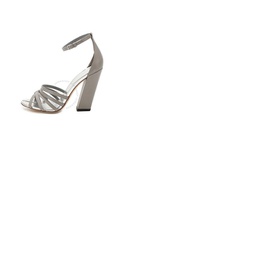 버버리 Burberry Cloud Grey Split-toe Detail Leather Hove Thong Sandals 8028464