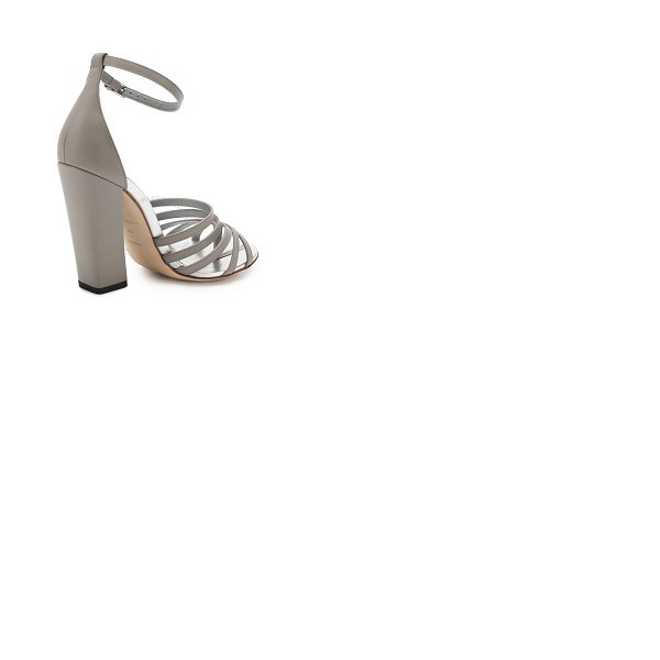 버버리 버버리 Burberry Cloud Grey Split-toe Detail Leather Hove Thong Sandals 8028464