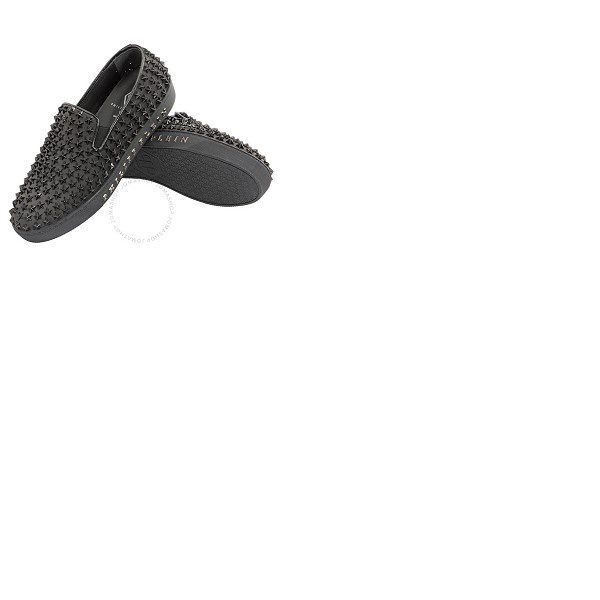  Philipp Plein Black Star Studs Slip-on Shoes F18S WSC0952 PLE067N