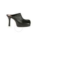 보테가 베네타 Bottega Veneta The Bold Ladies Black Slip-on 105mm Mules 630148VBP401000