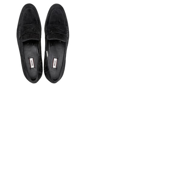  Bally Ladies Black Romika Penny Loafers 6225735