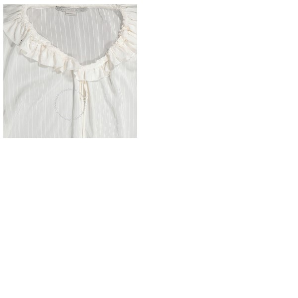 스텔라 맥카트니 스텔라 맥카트니 Stella Mccartney White Pinstripe Blouse 600617 SOA44-9001
