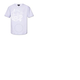 Emporio Armani Purple Graphic Print Jersey Fleece T-shirt 3L1T6R-1JX6Z-F807
