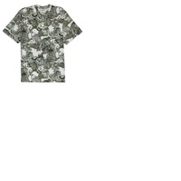 Kenzo Mens Dark Khaki Dreamers Graphic-print Cotton T-shirt FB65TS5104SB-51