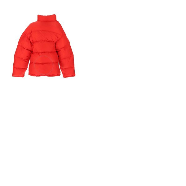 발렌시아가 발렌시아가 Balenciaga Ladies Off-Shoulder Puffer Jacket-Red 662996 TIO54 6174