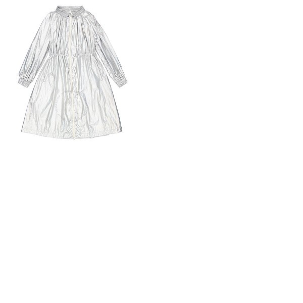 몽클레어 몽클레어 Moncler Ladies Silver Akubens Laminated Nylon Coat G10931C59480-53A48-900