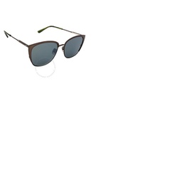 보테가 베네타 Bottega Veneta Silver Square Unisex Sunglasses BV0089SK 003 56
