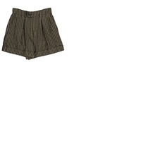 생로랑 Saint Laurent Striped High-Waisted Shorts 600738 Y3A56 1055