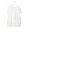 Bonpoint Girls White Lait Embroidered Cotton Voile Dress S02GDRWO1001-002