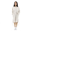맥스마라 Max Mara Pedina Striped Cotton Belted Shirt Dress 1221312 001