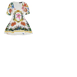 베르사체 Versace Ladies Seaworld Print Dress A89147-1F00958-5W030