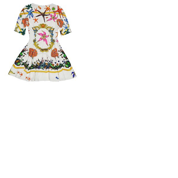 베르사체 베르사체 Versace Ladies Seaworld Print Dress A89147-1F00958-5W030
