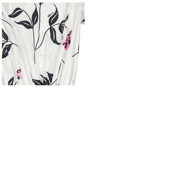 마르니 마르니 Marni Ladies Floral Cotton Poplin Midi Dress ABMA0671Q0 UTCZ55 LFW01