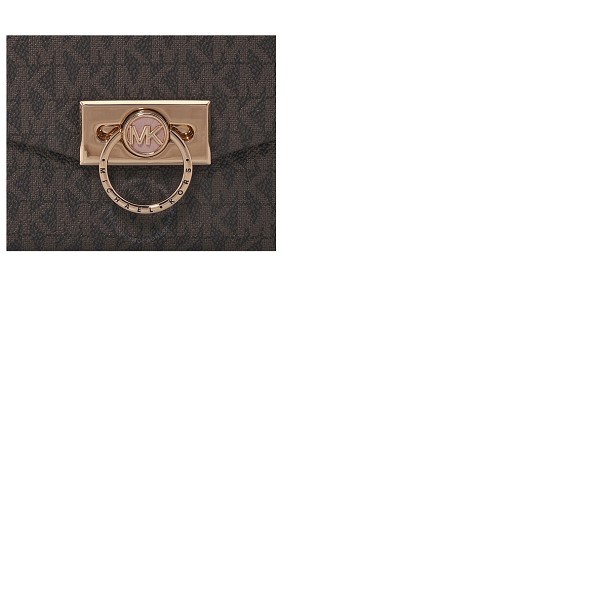 마이클 코어스 Michael Kors Ladies Hendrix Extra-small Logo Convertible Crossbody Bag - Brown 32F0G1HC0B-266