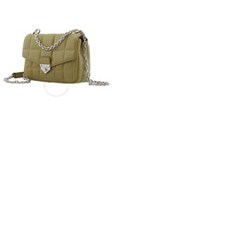 Michael Kors Ladies SoHo Small Quilted Leather Shoulder Bag - Olive 30H0S1SL1T-390