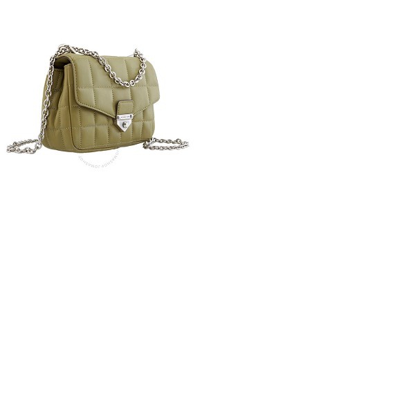 마이클 코어스 Michael Kors Ladies SoHo Small Quilted Leather Shoulder Bag - Olive 30H0S1SL1T-390