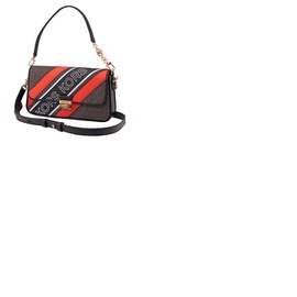 Michael Kors Small Bradshaw Signature Logo Stripe Convertible Shoulder Bag 30F1G2BL1B