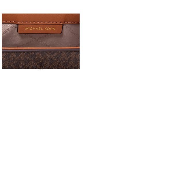 마이클 코어스 Michael Kors Ladies Hally Extra Small Presbyopia Leather Crossbody Bag - Brown 32F1G2HC0B