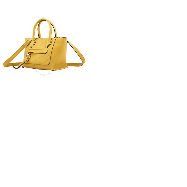 롱샴 Longchamp Mailbox Yellow Ladies 6.9 x 7.9 x 5.5 in Top Handle Bag 10103HTA020