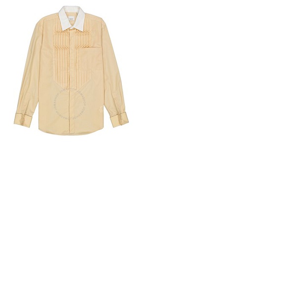 버버리 버버리 Burberry Cotton Poplin Classic Fit Pleated Bib Dress Shirt 4558057