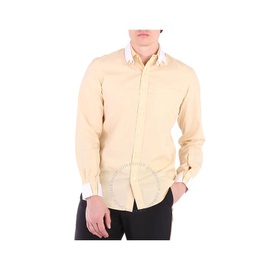 버버리 Burberry Contrast Double Collar Cotton Poplin Shirt 4558046