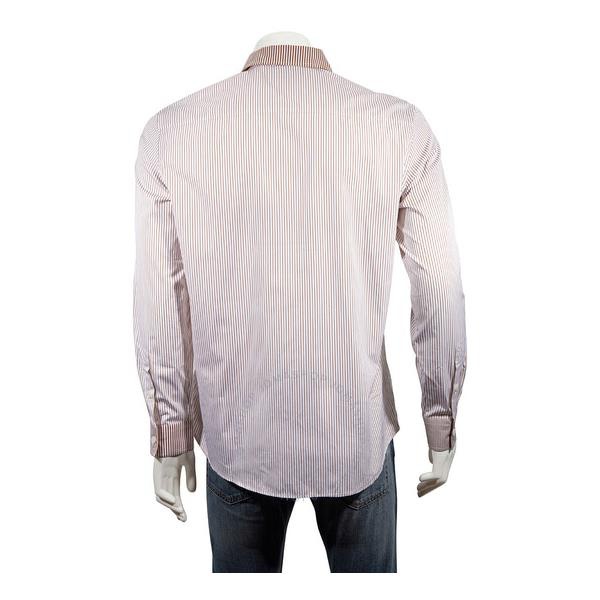 버버리 버버리 Burberry Pale Blue Cotton Lace Detail Classic Fit Oxford Shirt 4562977