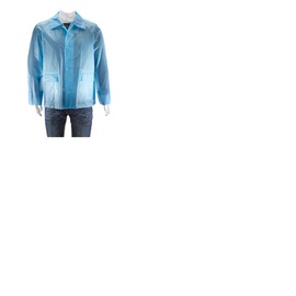 버버리 Burberry Sky Blue Soft-touch Plastic Jacket 4547770