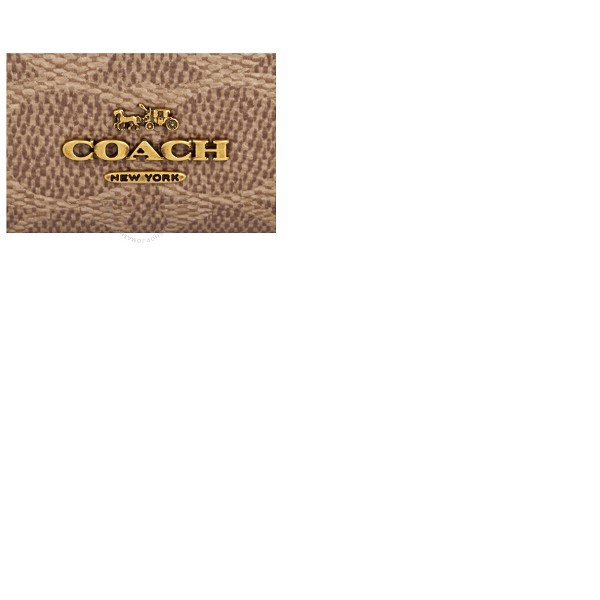코치 Coach Beige Colorblock Signature Wallet 33034 B4NQ5