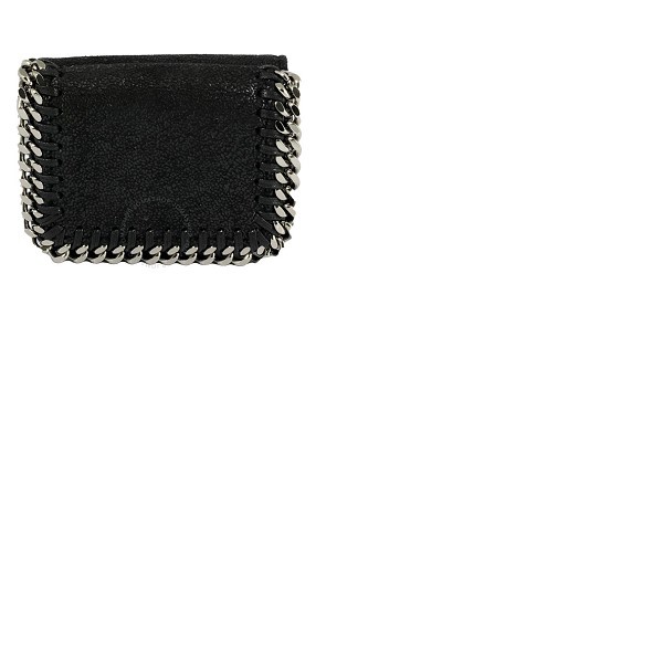 스텔라 맥카트니 스텔라 맥카트니 Stella Mccartney Black Ladies Falabella Small Flap Wallet 521371 W9132-1000