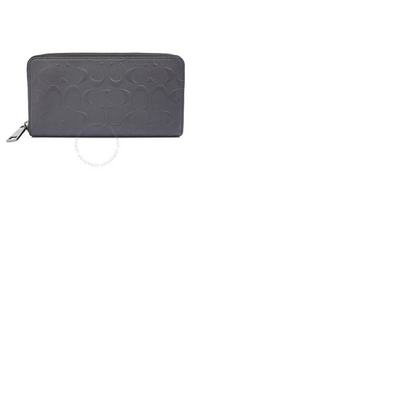 코치 Coach Midnight Accordion Wallet In Signature Leather 25608 MID