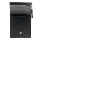 몽블랑 Meisterstuck Black / Grey Pocket 5cc With Zip 126216