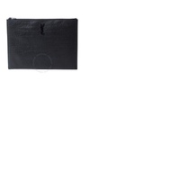 생로랑 Saint Laurent Black Monogram Document Holder In Crocodile Embossed Leather 534680 C9H0U 1000