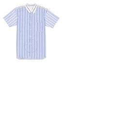 Comme Des Garcons Mens Multicolor Short Sleeve Mixed Stripe Shirt S28078-1