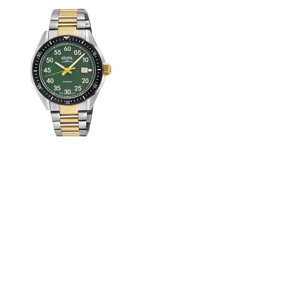  Gevril Ascari Automatic Green Dial Mens Watch 48306B