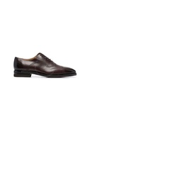 Bally Mens Mid Brown Scotch Leather Oxford Shoes 6231483