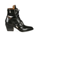 Chloe Ladies Black Rylee Boots In Shiny Calfskin CHC18U00606001
